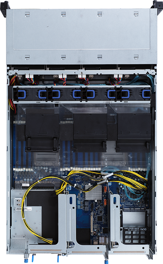 Rack Server - 3rd Gen Intel® Xeon® Scalable - 2U DP 3 x PCIe Gen4 GPUs - R282-G30