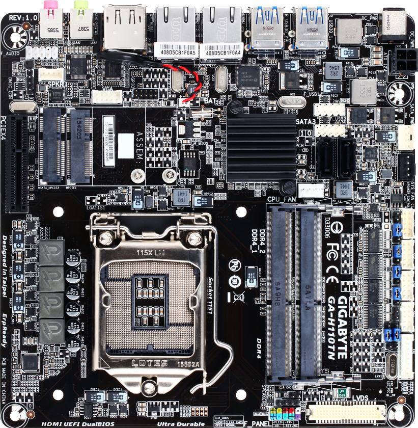 Tarjetas Madre - GA-H110TN