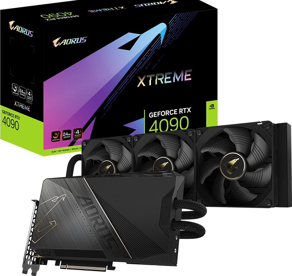 AORUS GeForce RTX™ 4090 XTREME WATERFORCE 24G