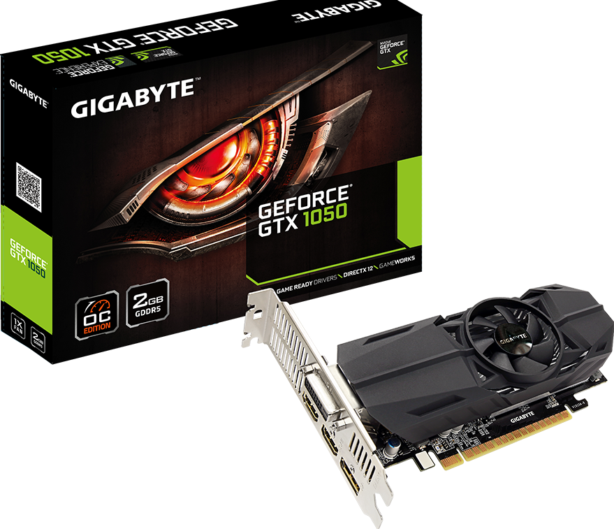 Graphics Card - GeForce® GTX 1050 OC Low Profile 2G