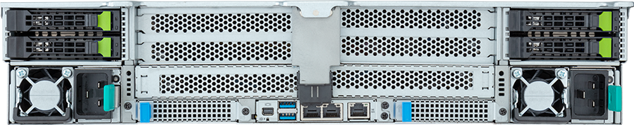 Edge Server - AMD EPYC™ 9005/9004 - 2U DP 4-Bay Gen4 NVMe/SATA/SAS Platinum - E283-Z90-AAD1