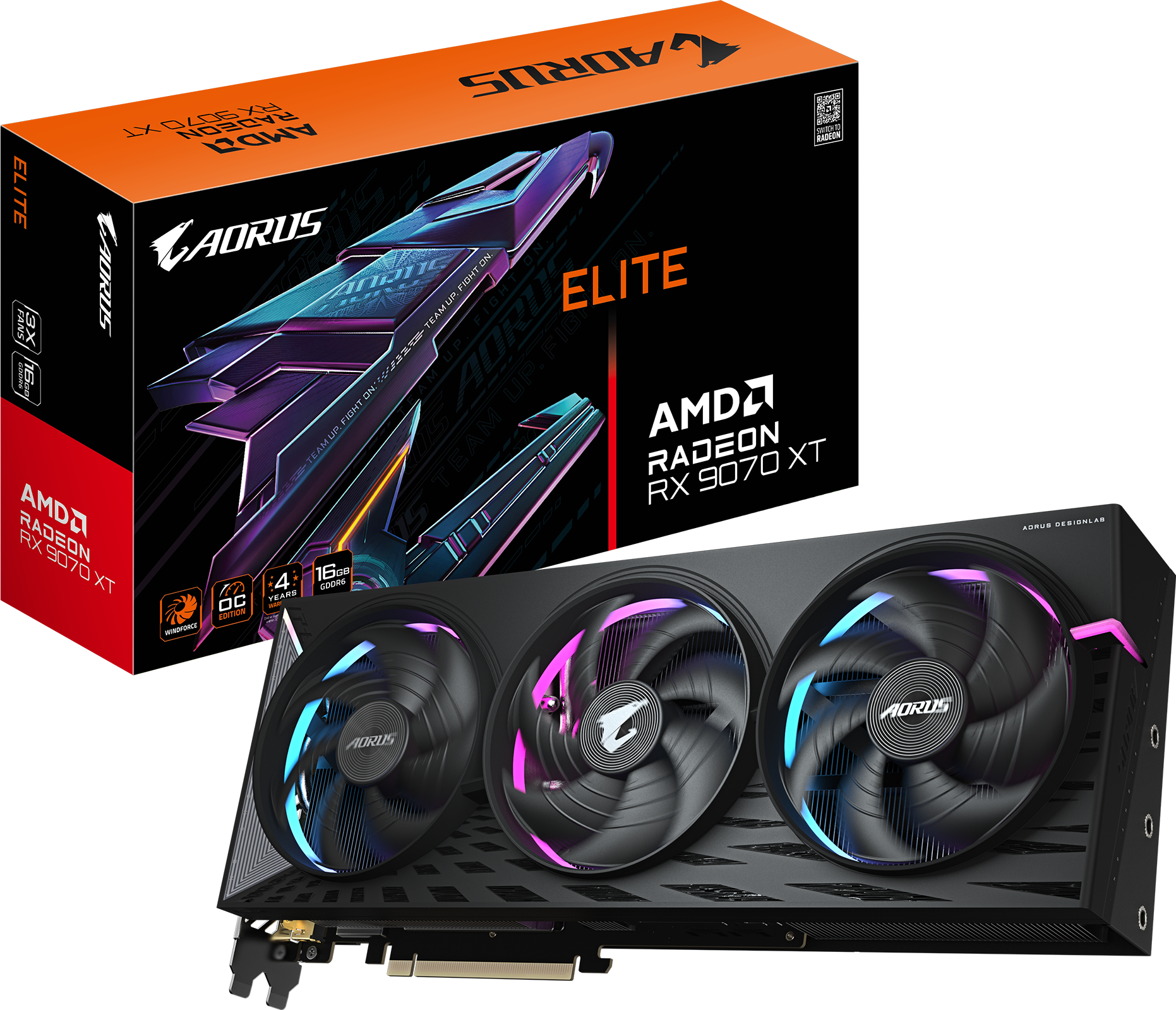 AORUS Radeon™ RX 9070 XT ELITE 16G