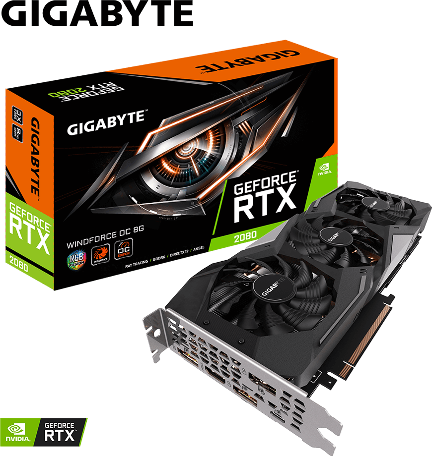 GeForce RTX™ 2080 WINDFORCE OC 8G - GIGABYTE Japan
