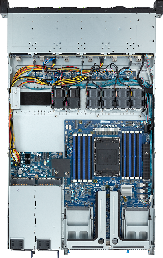Rack Server - 5th/4th Gen Intel® Xeon® Scalable - 1U UP 12-Bay SATA/SAS Titanium - R163-S32-AAG1