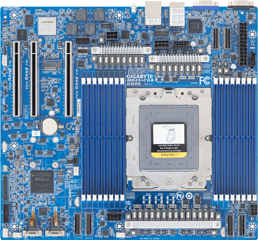 Motherboard - AMD EPYC™ 9006 SP7 Server Processors - CEB UP - MD25-CG0