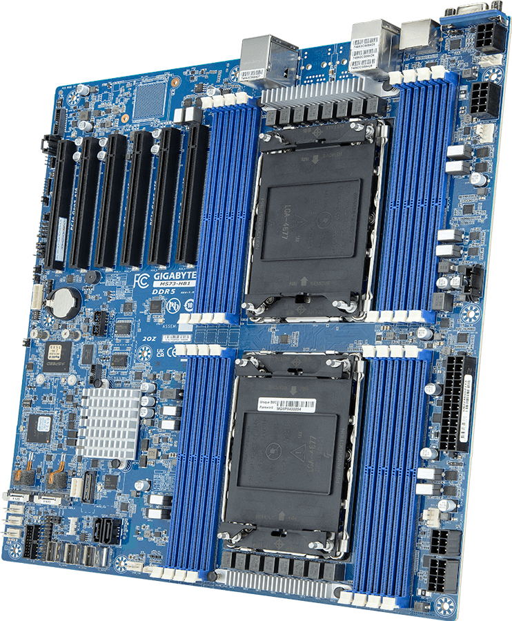 Motherboard - 5th/4th Gen Intel® Xeon® Scalable - E-ATX DP - MS73-HB1
