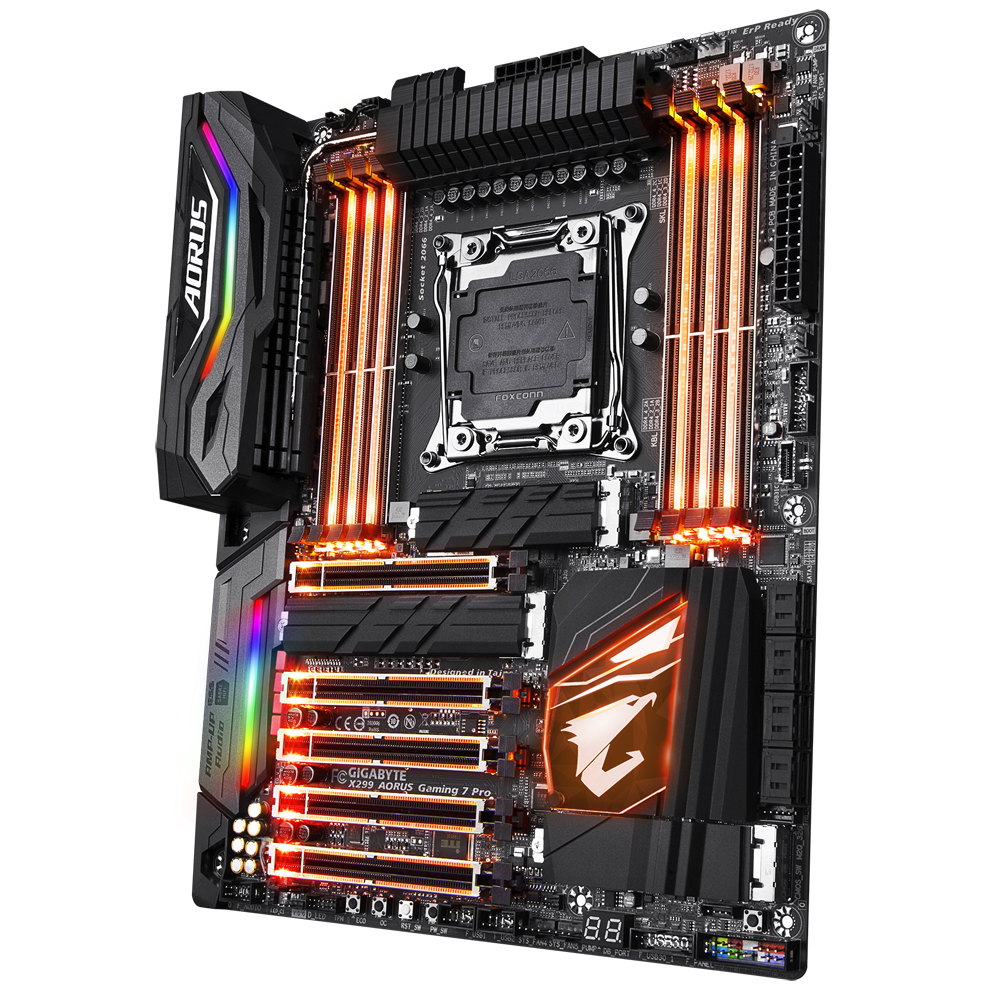 X299 AORUS Gaming 7 Pro ＋ i9-10900X X299 AORUS Gaming 7 Pro (Rev. 1.0) - Kluczowe cechy | Płyty główne