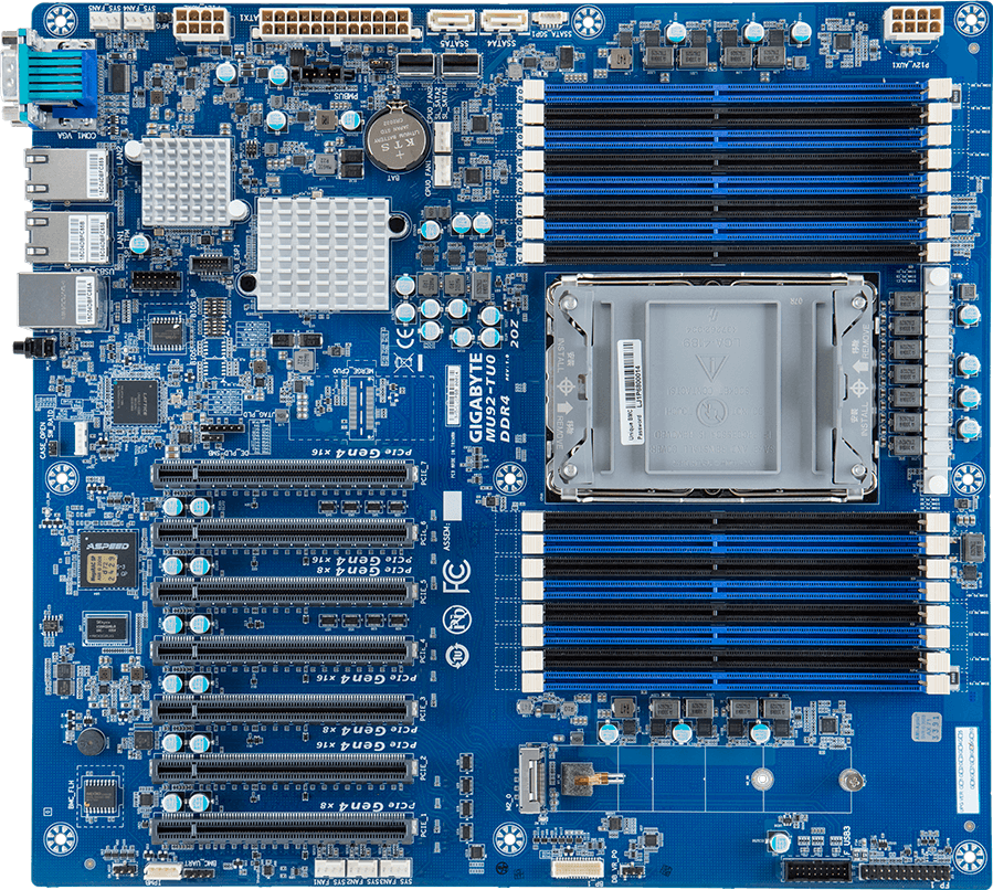 Motherboard - 3rd Gen Intel® Xeon® Scalable & Intel® Xeon® W-3300 - E-ATX UP - MU92-TU1