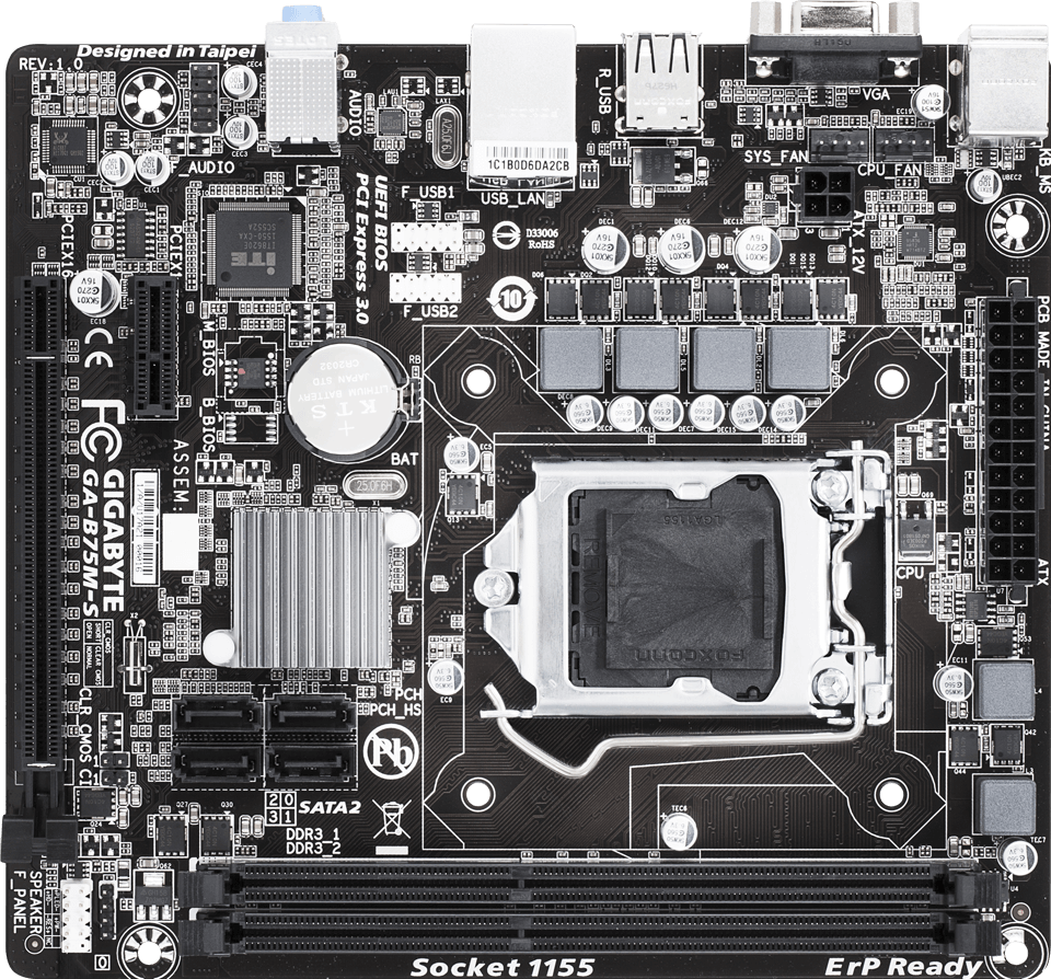 Motherboard - GA-B75M-S