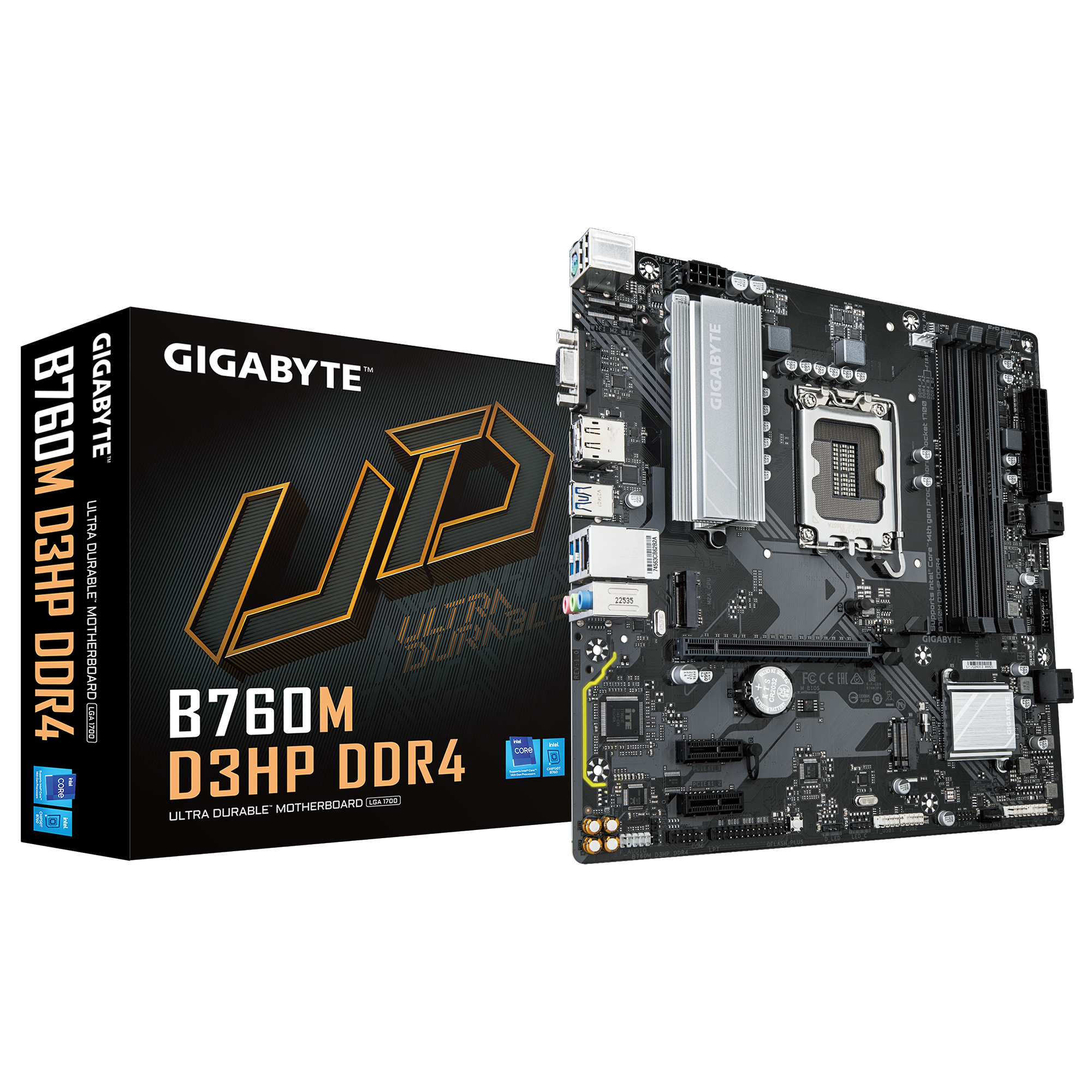 「未使用」B760M D3HP DDR4 B760M D3HP DDR4 - Kluczowe cechy | Płyty główne GIGABYTE