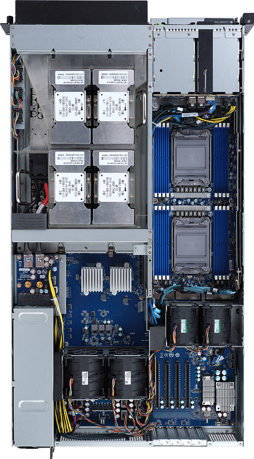 HPC/AI Server - 3rd Gen Intel® Xeon® Scalable - 2U DP HGX™ A100 40GB 4-GPU - G262-IR0