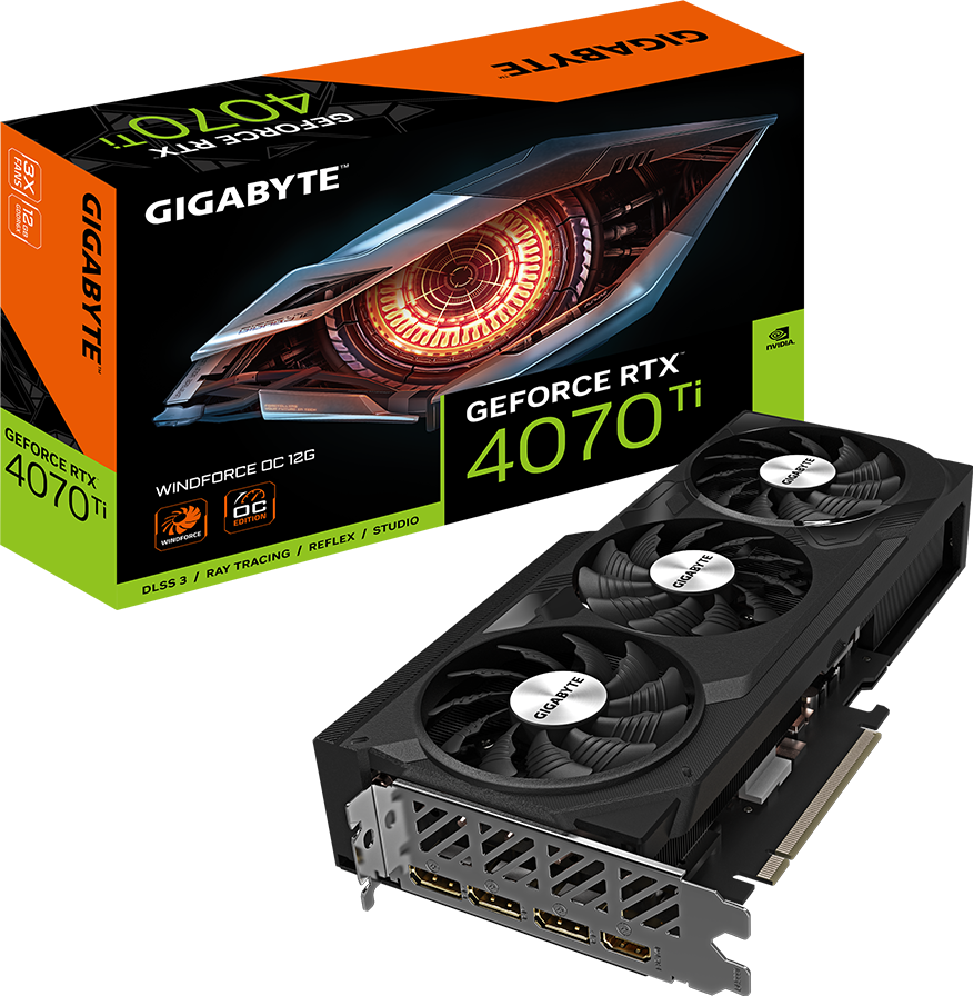 GeForce RTX™ 4070 Ti WINDFORCE OC 12G