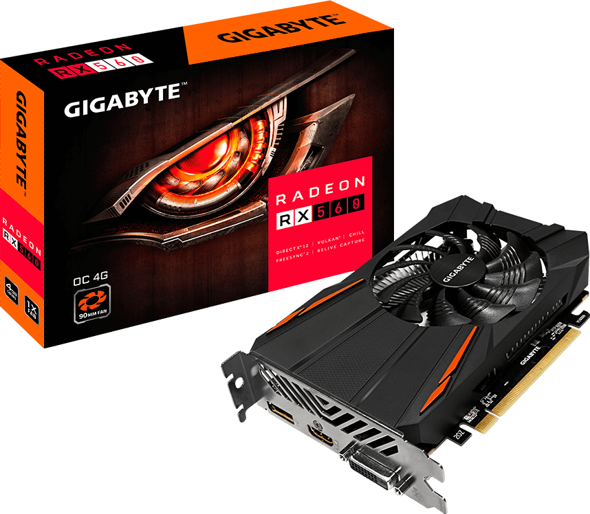 Tarjetas de Video - Radeon™ RX 560 OC 4G