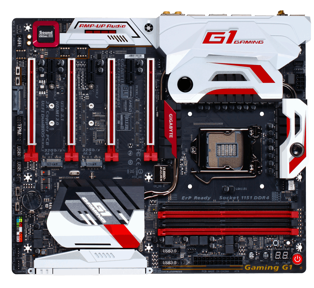 GIGABYTE ギガバイト GA-Z170X-Gaming G1 GA-Z170X-Gaming G1 (Rev. 1.0) - Kluczowe cechy | Płyty główne GIGABYTE