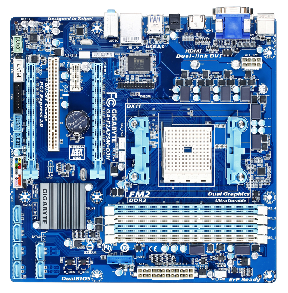 GA-F2A75M-D3H (Rev. 1.1) - Преимущества | Материнские Платы GIGABYTE