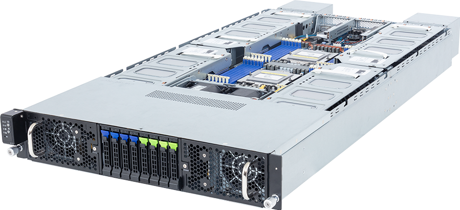 HPC/AI Server - AMD EPYC™ 9005/9004 - 2U DP 4 x PCIe Gen5 GPUs - G294-Z41-AAP2