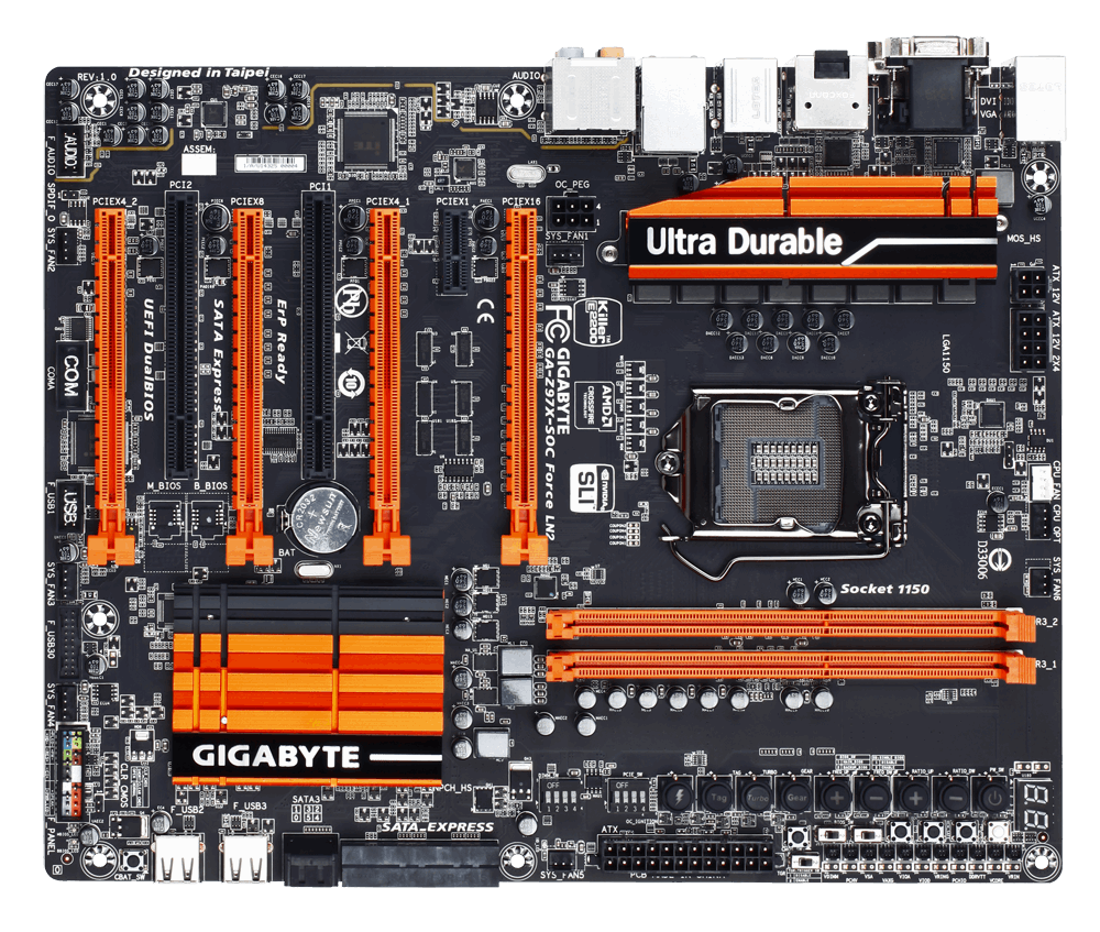 GA-Z97X-SOC Force LN2 (Rev. 1.0) - Преимущества | Материнские