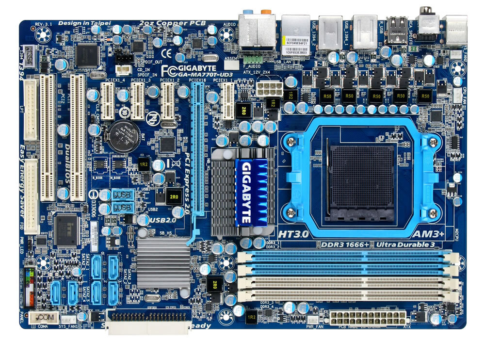 GA-MA770T-UD3 (Rev. 3.1) - Преимущества | Материнские платы GIGABYTE