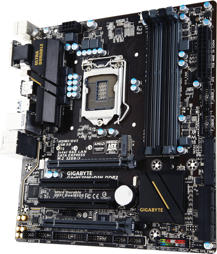 GA-H170M-D3H DDR3 (Rev. 1.0) - GIGABYTE Global