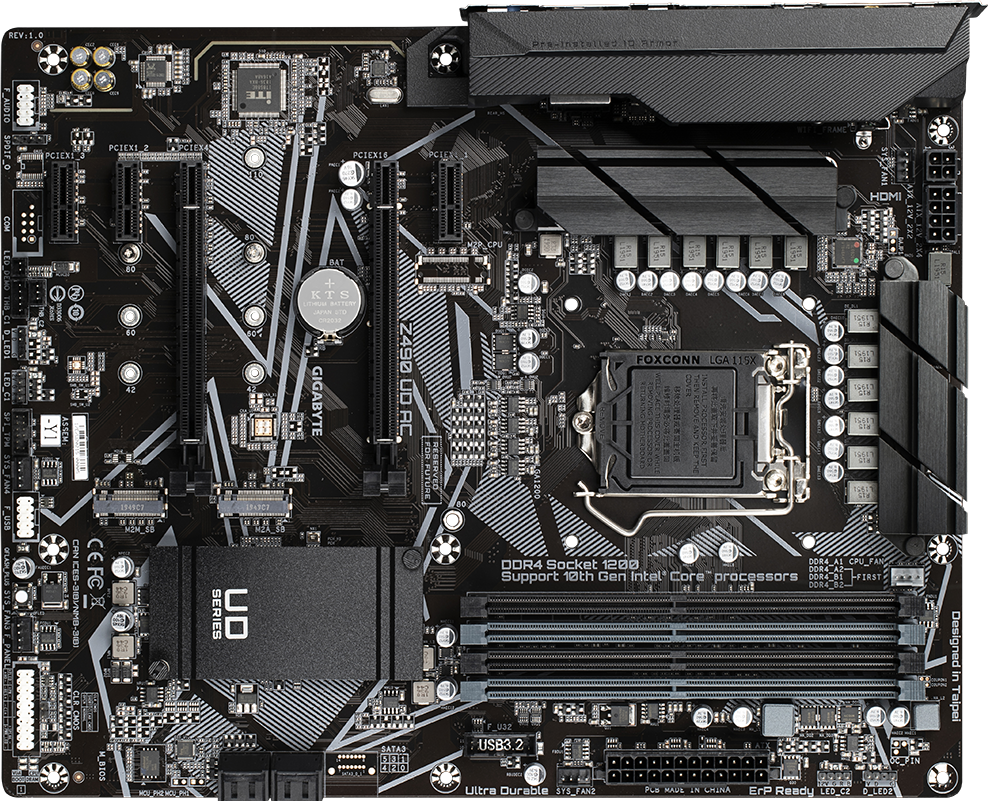 GIGABYTE Z490 UD AC マザーボード + CPU + メモリー GIGABYTE Z490 UD AC マザーボード + CPU + メモリー Z490 UD AC (rev