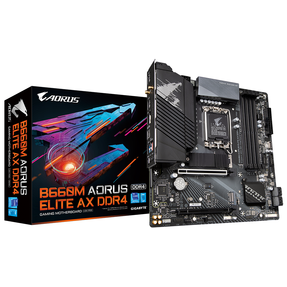 B660M AORUS ELITE AX DDR4 (Rev. 1.x) - Kluczowe cechy | Płyty