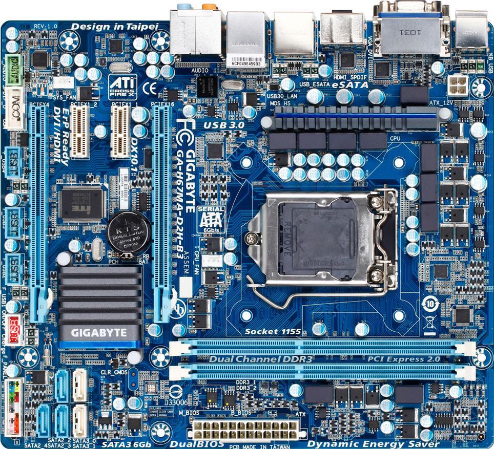 Bo Mạch Chủ - GA-H67MA-D2H-B3