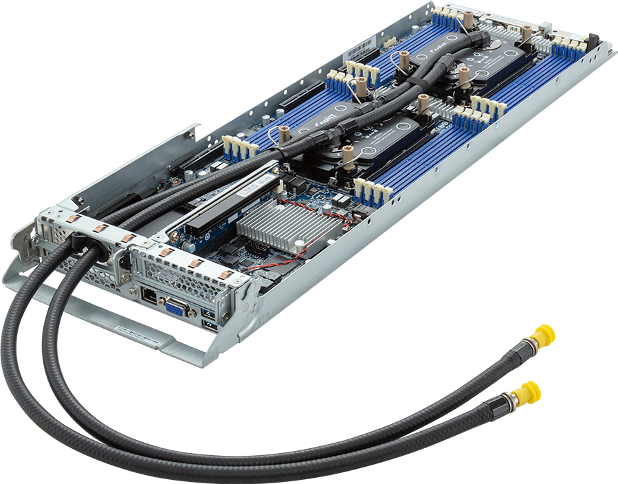 High Density Server - 5th/4th Gen Intel® Xeon® Scalable - 2U 4-Node DP 8-Bay Gen4 NVMe/SATA/SAS 2600W DLC - H263-S63-LAN1