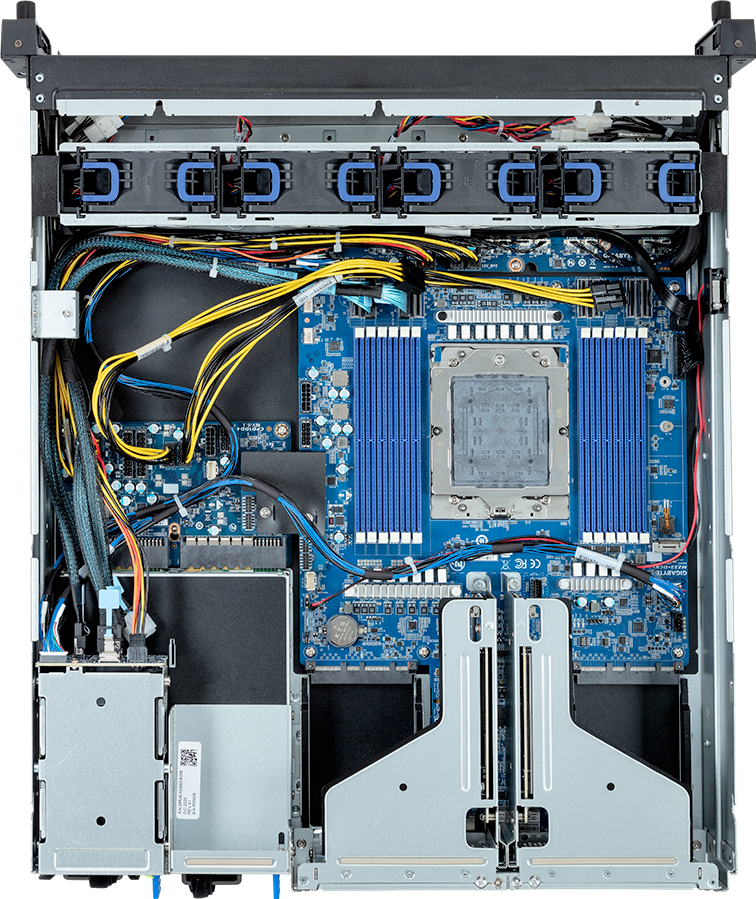 Edge Server - AMD EPYC™ 9004 - 2U UP 2 x PCIe Gen5 GPUs Titanium - E263-Z30-AAV1