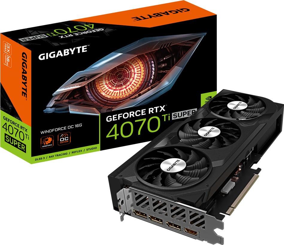 GeForce RTX™ 4070 Ti SUPER WINDFORCE OC 16G