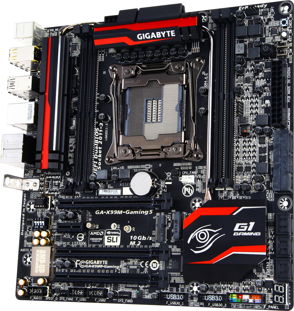 GIGABYTE X99M-GAMING 5 マザーボード CPU メモリ付き GA-X99M-Gaming 5 (Rev. 1.0) - GIGABYTE Global