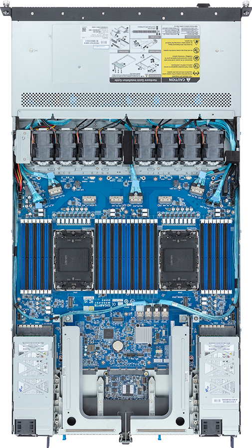 Rack Server - 5th/4th Gen Intel® Xeon® Scalable - 1U DP 10-Bay SATA/SAS Platinum - R183-S94-AAC2
