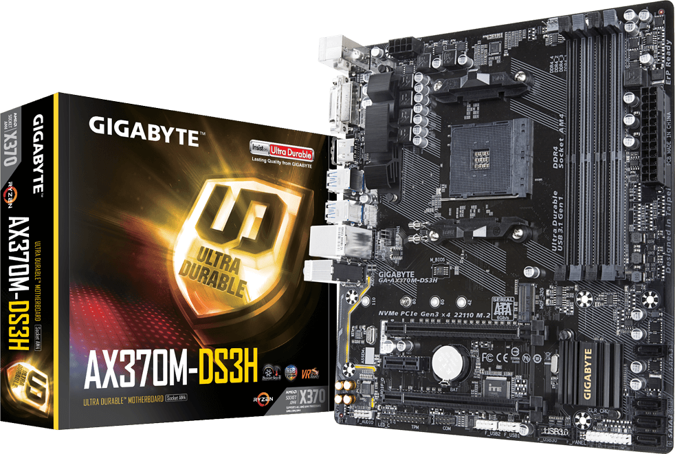 Moederbord - GA-AX370M-DS3H