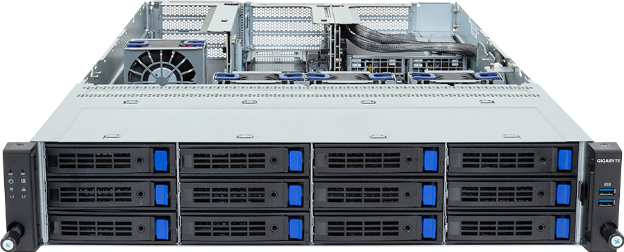 Rack Server - Intel® Xeon® 6 Processors - 2U UP 4 x PCIe Gen5 GPUs - R264-SG0-AAS1