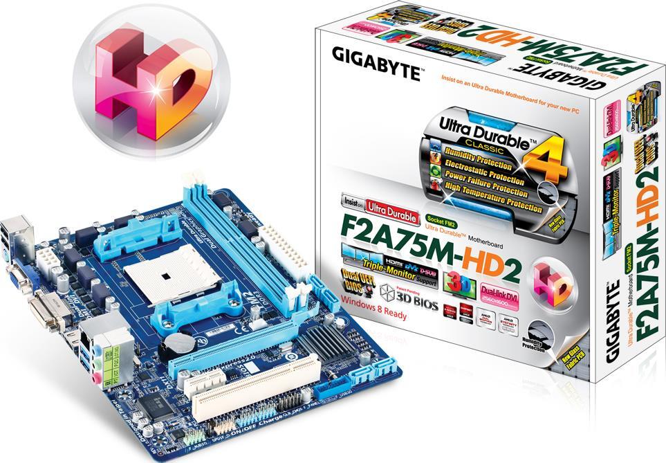 Motherboard - GA-F2A75M-HD2