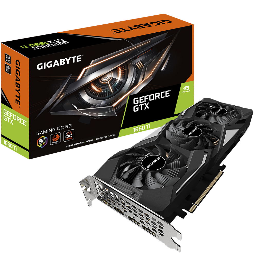 GeForce® GTX 1660 Ti GAMING OC 6G - GIGABYTE Global