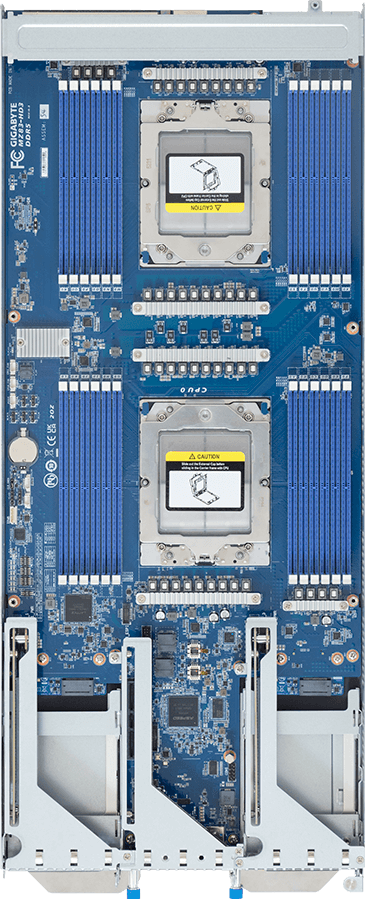 Blade Server - AMD EPYC™ 9005/9004 - 6U 10-Node DP 20-Bay E3.S Gen5 NVMe - B683-Z80-AAS1