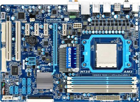 Moederbord - GA-MA770T-UD3P