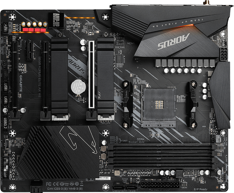 اللوحة الرئيسية - B550 AORUS ELITE AX V2