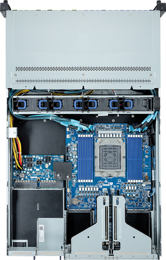 Rack Server - AMD EPYC™ 9004 - 2U UP 24-Bay Gen4 NVMe/SATA/SAS (12 x NVMe) Titanium - R263-Z32-AAV1