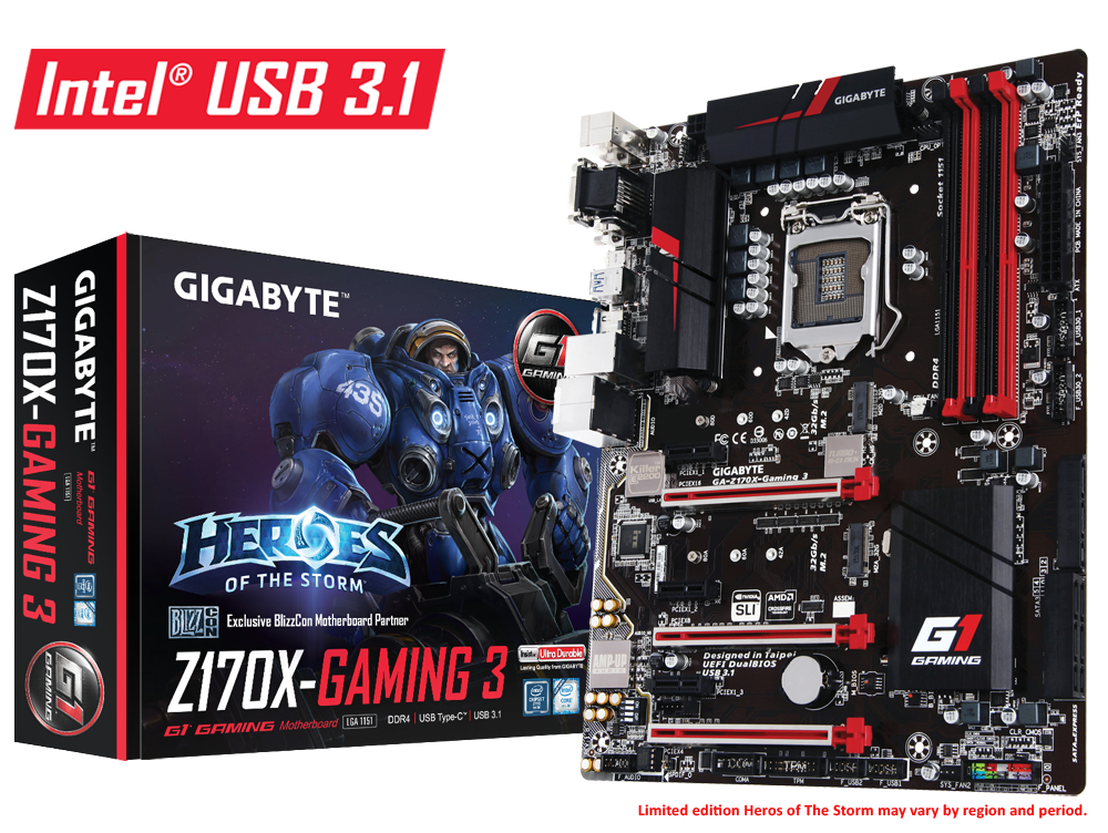 GIGABYTE ギガバイト GA-Z170X-Gaming G1 GA-Z170X-Gaming G1 (Rev. 1.0) - GIGABYTE Japan