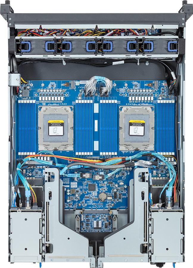 Edge Server - AMD EPYC™ 9004 - 2U DP 4-Bay Gen4 NVMe/SATA/SAS Titanium - E283-Z90-AAV1