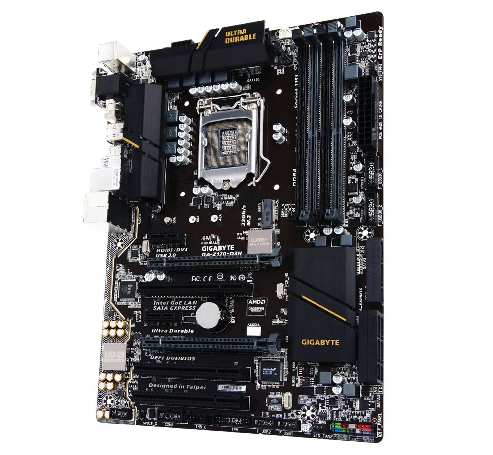 GA-Z170-D3H (Rev. 1.0) - Key features | Motherboard GIGABYTE