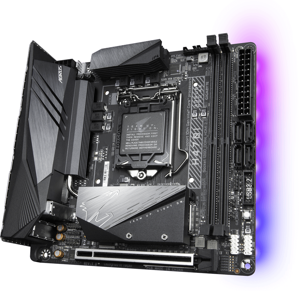 CPU core i5 10400 H470i AORUS PRO AX 16GB H470I AORUS PRO AX (Rev. 1.0) - GIGABYTE Global