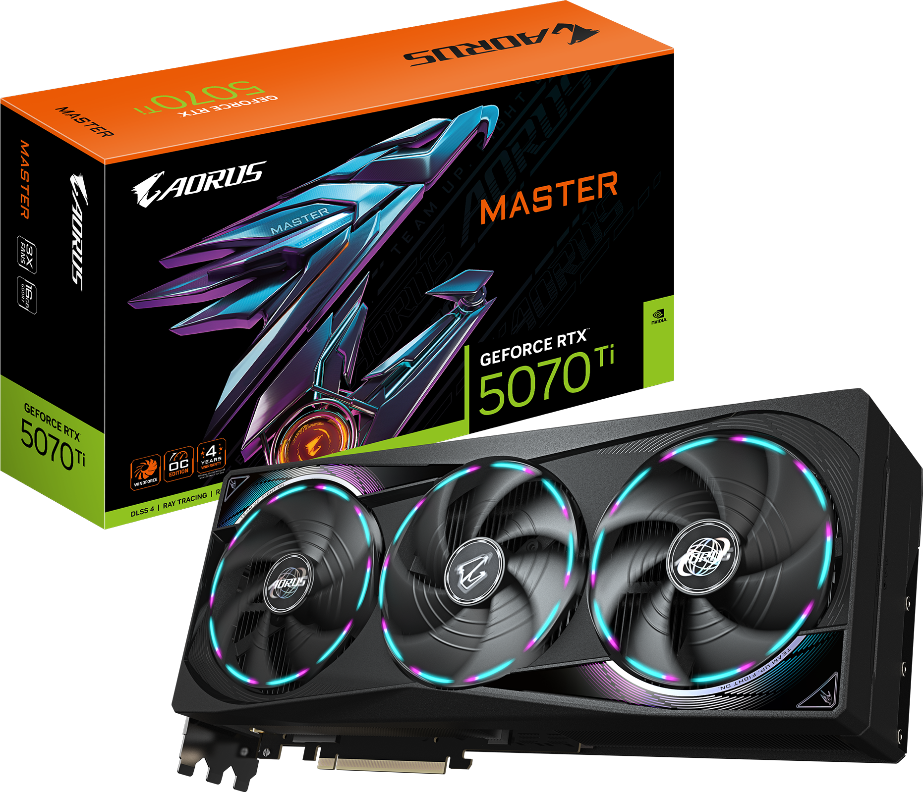 AORUS GeForce RTX™ 5070 Ti MASTER 16G