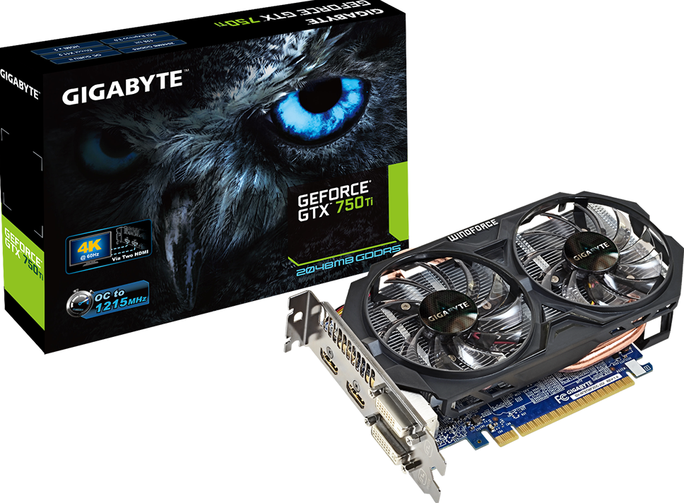 Grafikkarten - GV-N75TWF2OC-2GI