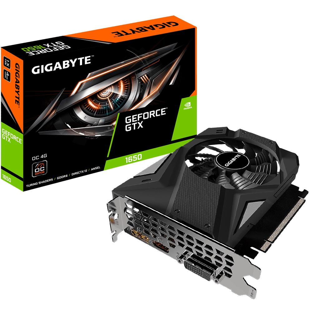 GeForce® GTX 1650 D6 OC 4G (Rev. 1.0) - GIGABYTE Global