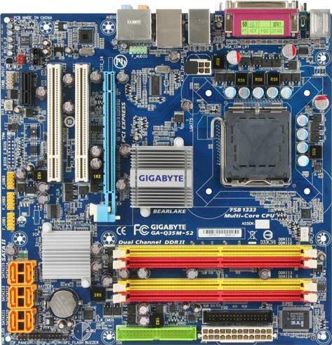 Moederbord - GA-Q35M-S2