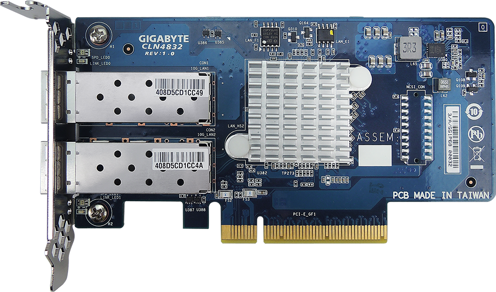 Intel® 82599ES 10Gb/s 2-port LAN Card - CLN4832
