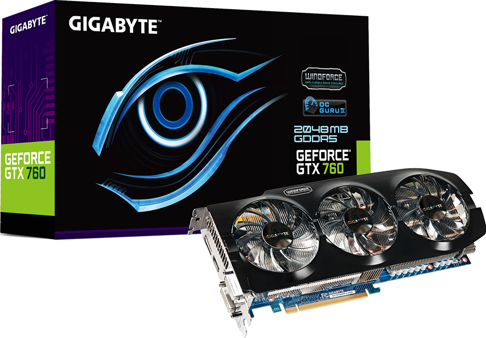 Graphics Card - GV-N760WF3-2GD