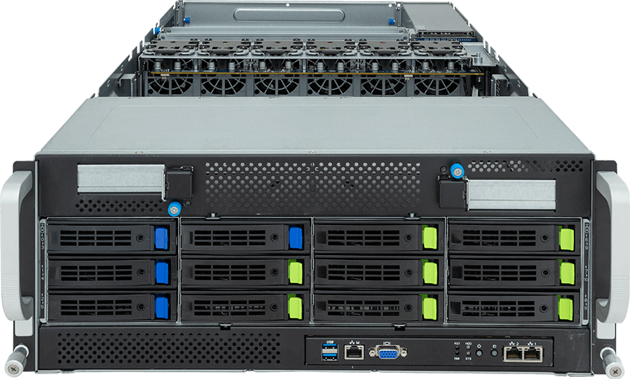 HPC/AI Server - 5th/4th Gen Intel® Xeon® Scalable - 4U DP 8 x PCIe Gen5 GPUs - G493-SB0-AAP1